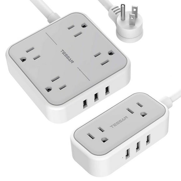 Tira Enchufe De Protector Tessan Cable De Extensión De Ench Tira Enchufe De Protector Tessan Cable De Extensión De Ench